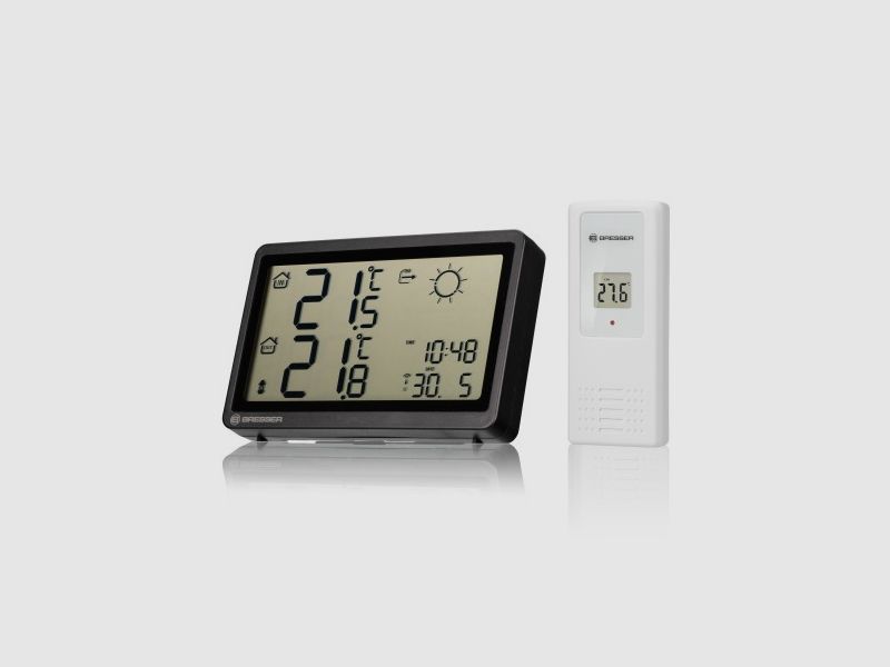BRESSER Stazione Meteorologica Meteo Temp HZ in Nero, immagine 4 di 7
