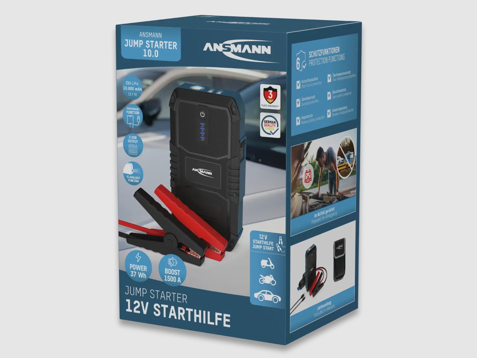 Ansmann Starthilfegerät Jump Starter 10.0