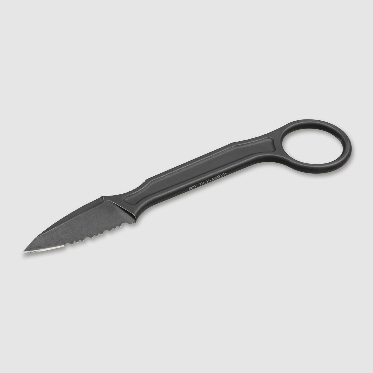 Messer Spade Serrated