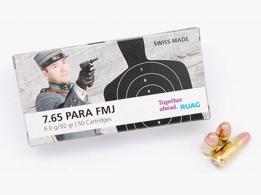 7,65 Para VM FMJ 6g / 92gr