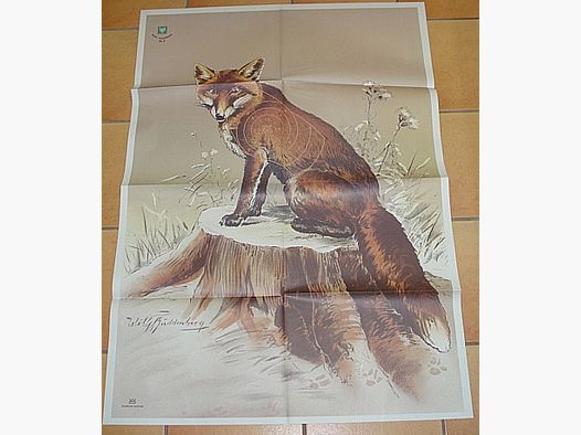 DJV Scheibe Nr.3 Fuchs - alte Version