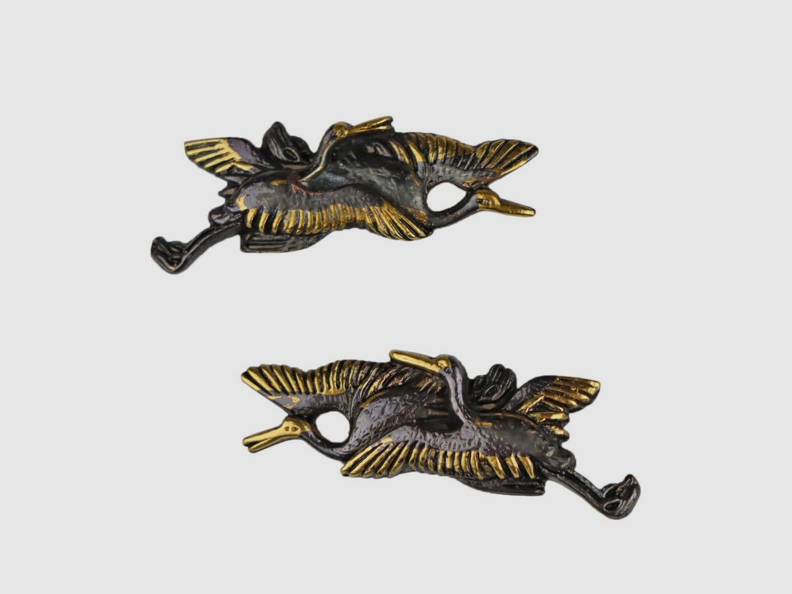 Menuki aus Japan Tsuru - Kranich