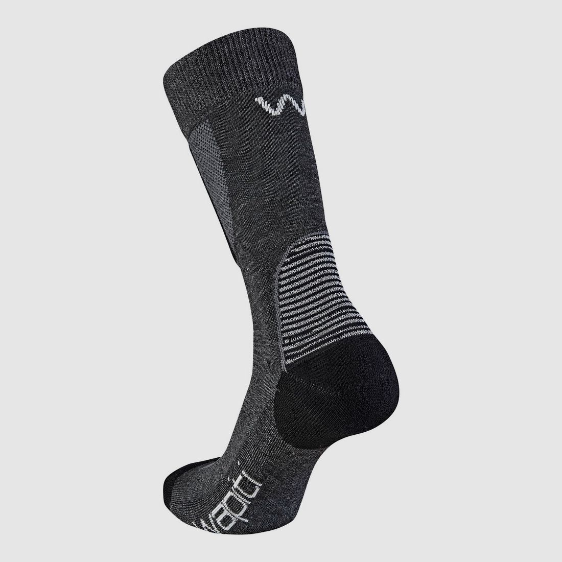 wapiti Sock S09 Trek Merino Zijde (Antraciet), afbeelding 2 van 3