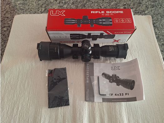 UX RS riflescope 4x32 DC-FI - illuminated duplex reticle