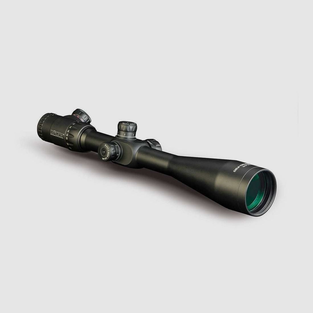 KONUS F30 Riflescope First Focal Plane 4-16×52 – 30 – ret.550 – illuminated – Side Focus