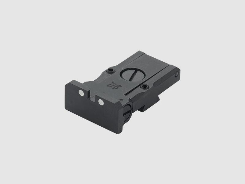 LPA TRT92BW30 Target-Match Rear Sight for CZ 75 Tactical Sport, TS Orange – 2-Point