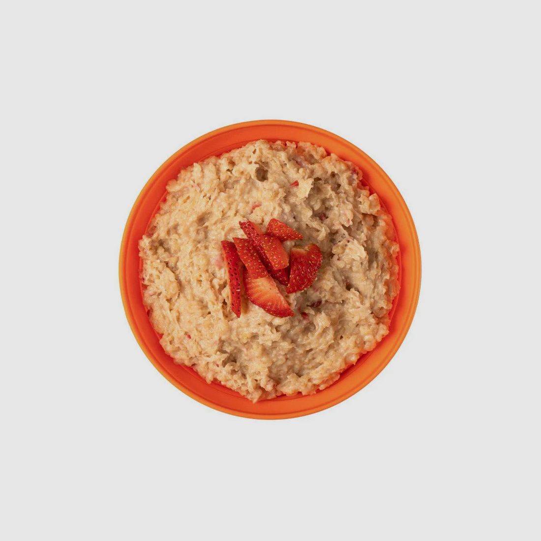 Porridge with Strawberries (450 kcal) [Vegetarian], image 2 of 4
