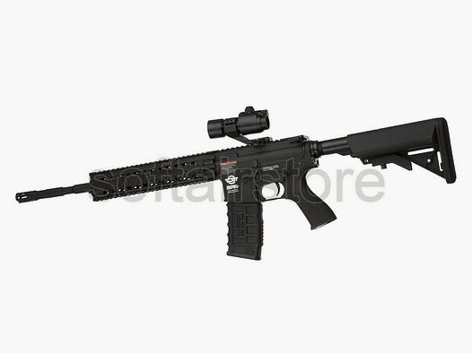 G&G CM16 R8 Airsoft mit Red Dot - max 0,5 Joule in schwarz