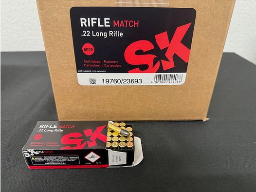 SK Schönebeck .22 LR Gewehr Match Kleinkalibermunition