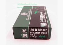 RWS (WZd.Fa.Rottweil) Büchsenpatronen .30R Blaser Evo Green