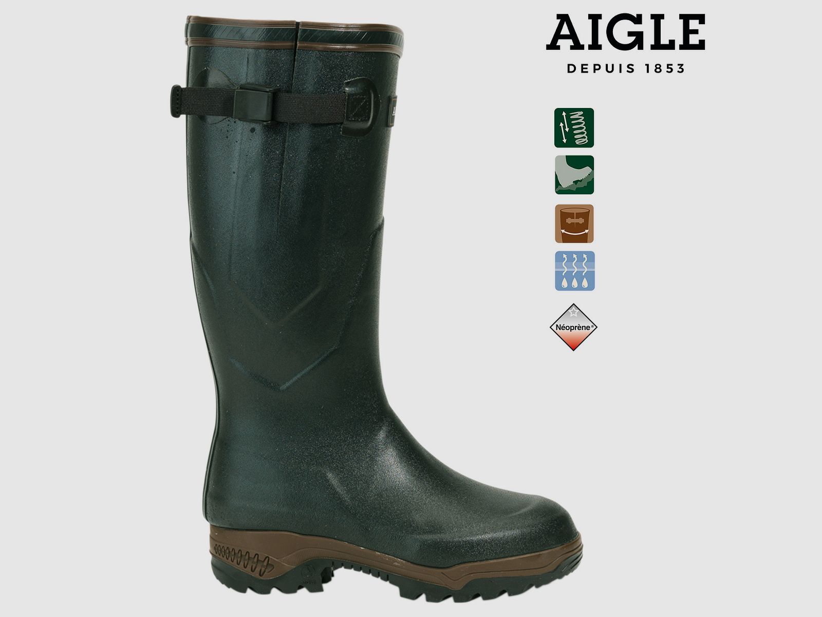 AIGLE PARCOURS® 2 Iso khaki