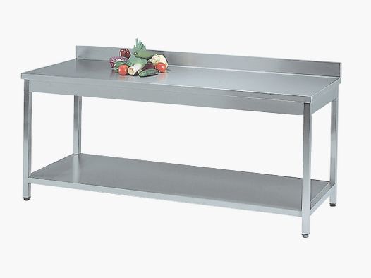 Stół roboczy z podstawą i krawędzią 600 mm głębokości