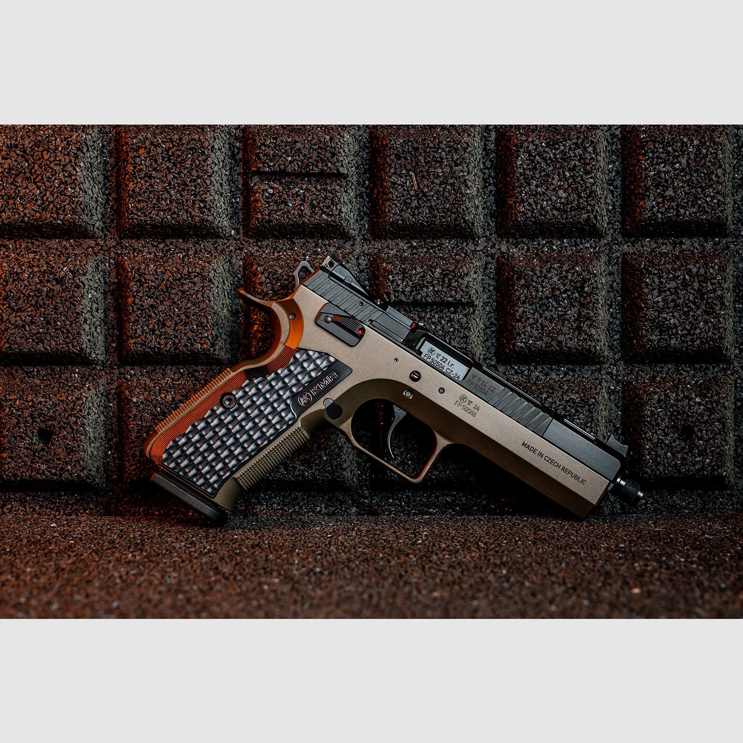 KMR S-02 .22 LR, OR, SR, GREY KHAKI, 10R (5.5 inch), billede 2 af 7