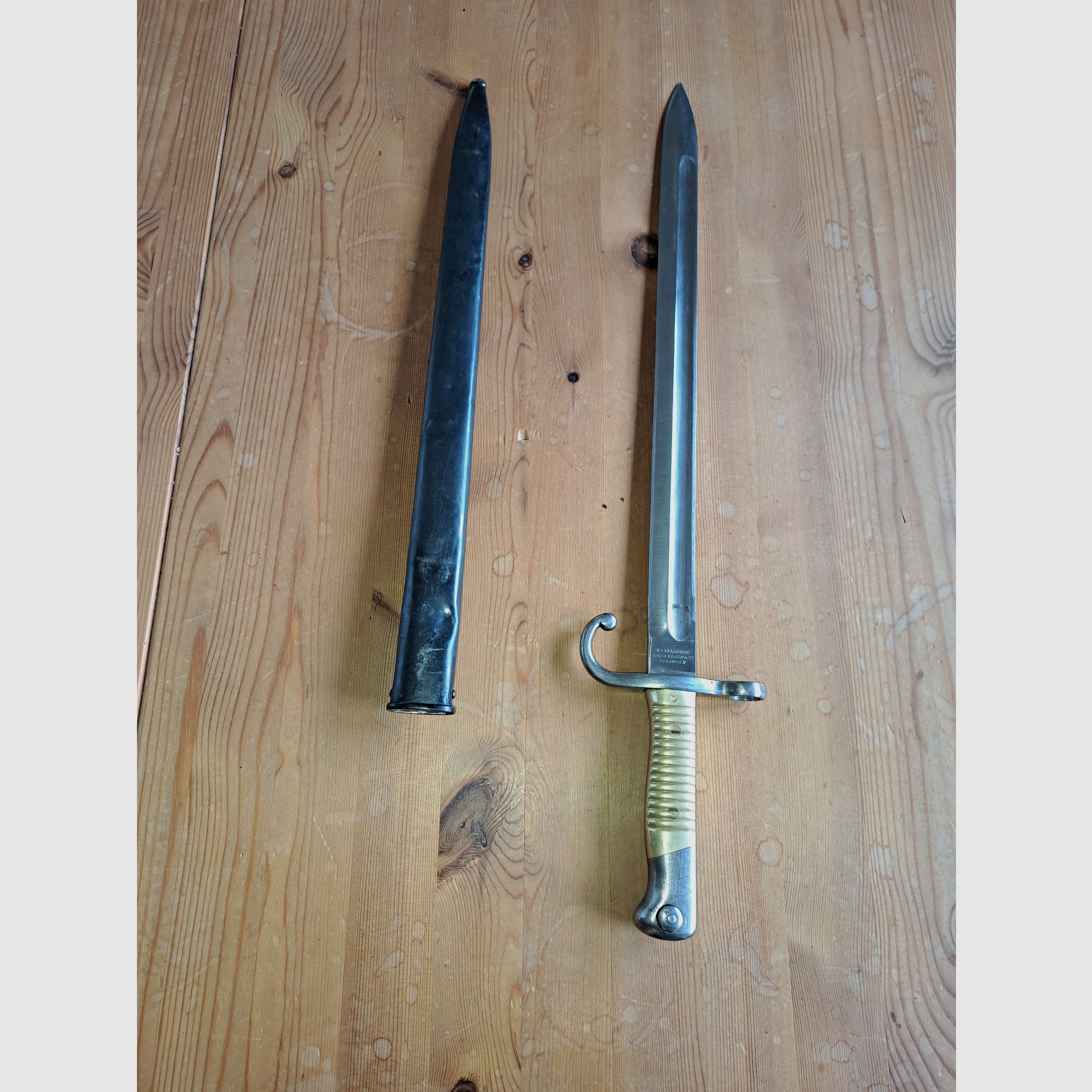 Bajonett Mauser Argentinisch 1891, Weyersberg Kirschbaum , nummerngleich