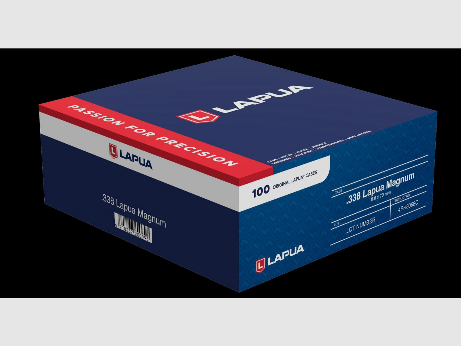 100 pieces Lapua cases .338 Lapua Magnum #LAP-4PH8068C