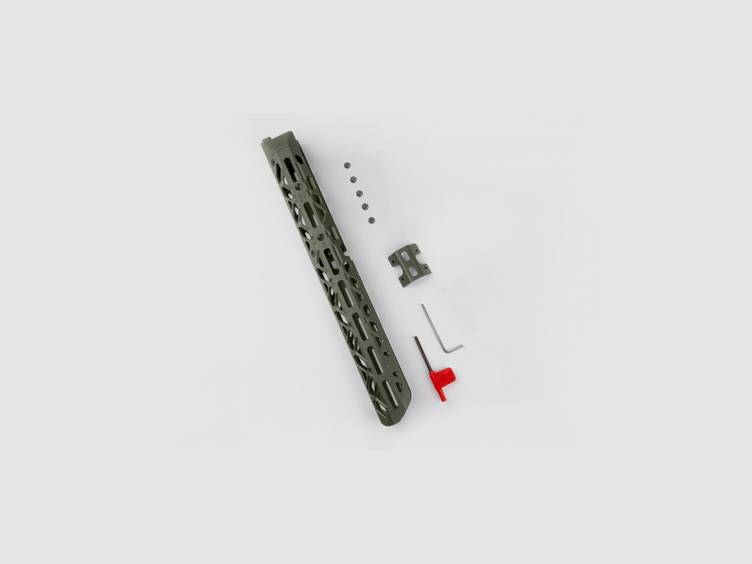 KPYK Langer AK M-LOK Handschutz CRC 1U004L OD Green