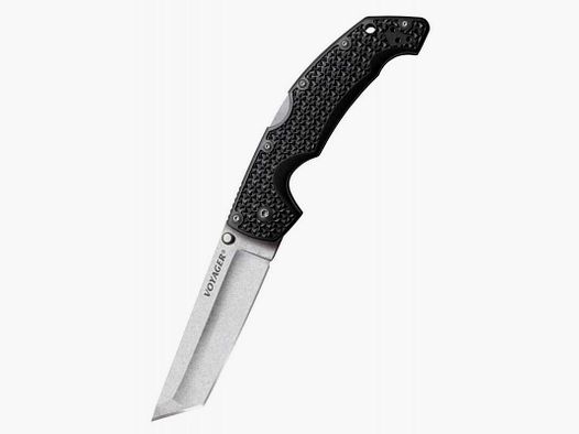 Cold Steel Voyager Tanto Large Taschenmesser, Glatte Schneide, AUS 10A