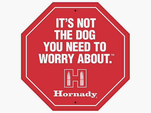 HORNADY BLECHSCHILD STOP ZEICHEN