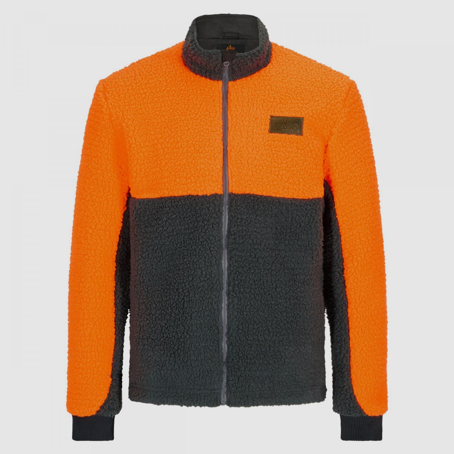 Faserpelzjacke Forst Active Herren (Orange/Grau)