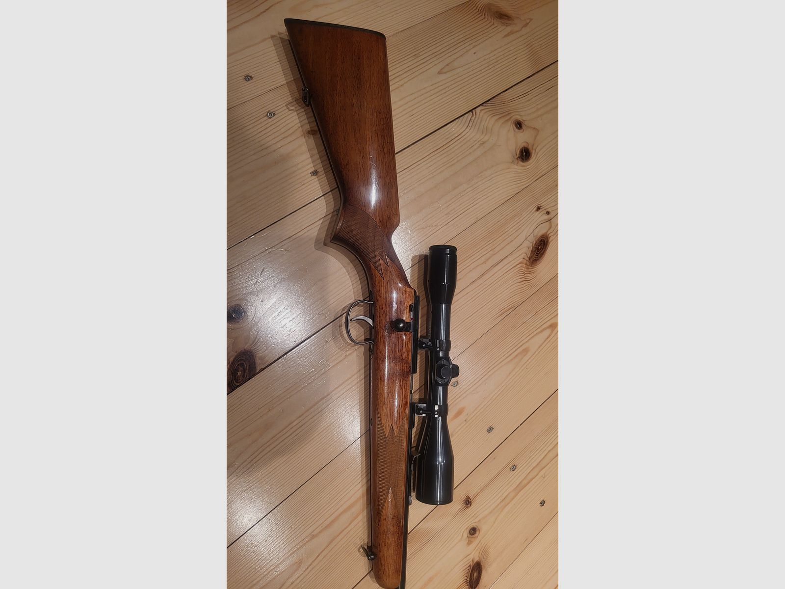 Rep-Büchse Anschütz, calibro 22Ir con telescopio