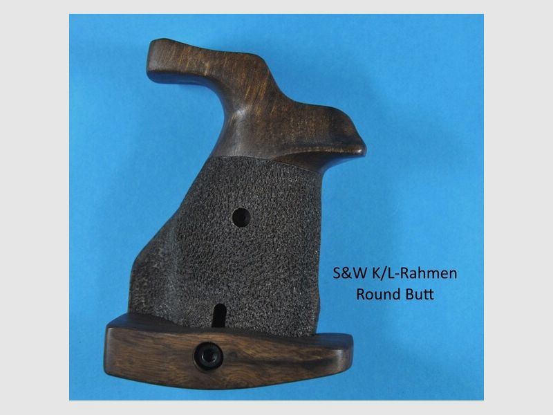 Nussbaum-Sport-Griffschalen für S&W Revolver K/L Rahmen Round Butt (runder Rahmen)