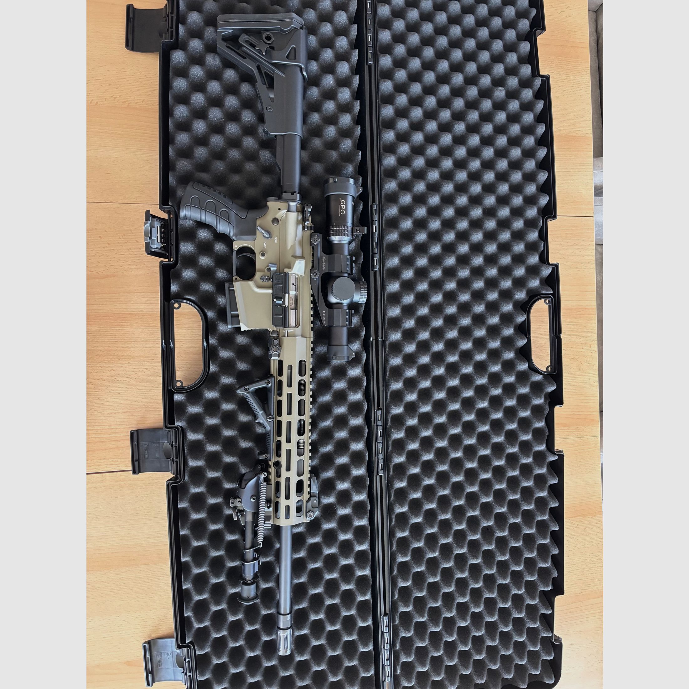 Haenel CR223, olive 16.65", match trigger, like new., image 2 of 6