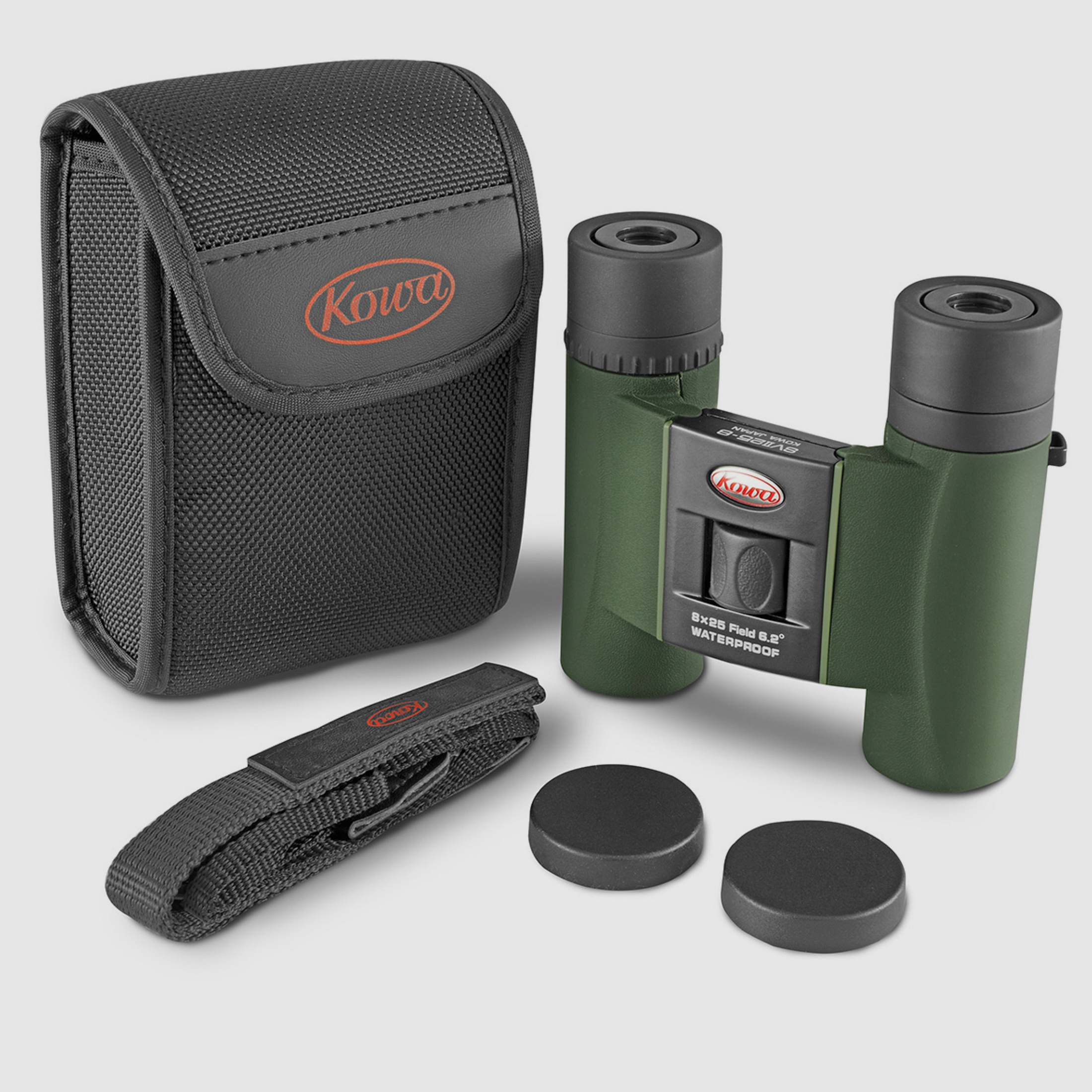 Kowa 8X25 SV II Fernglas mit Zubehör