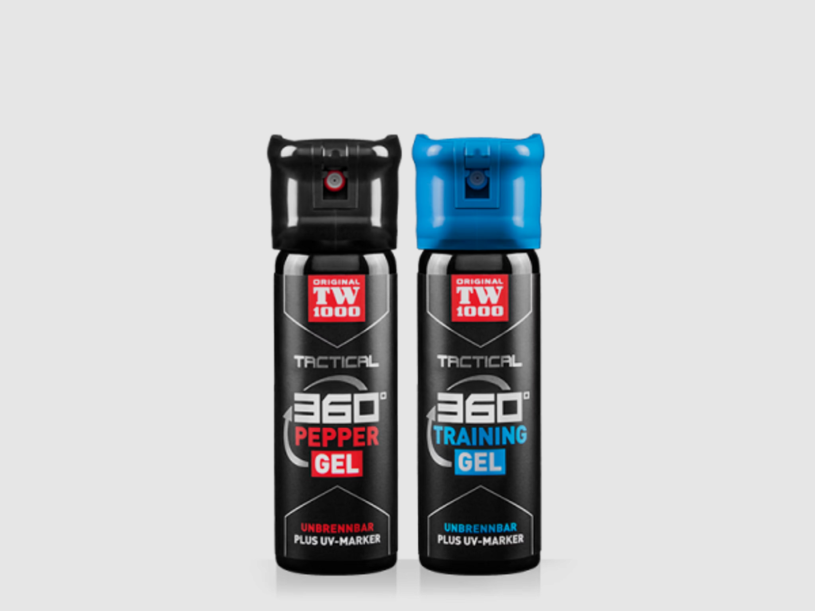 TW1000 Tactical Gel Classic Set, 45ml, 360°, Marqueur UV avec Capuchon Flip-Top