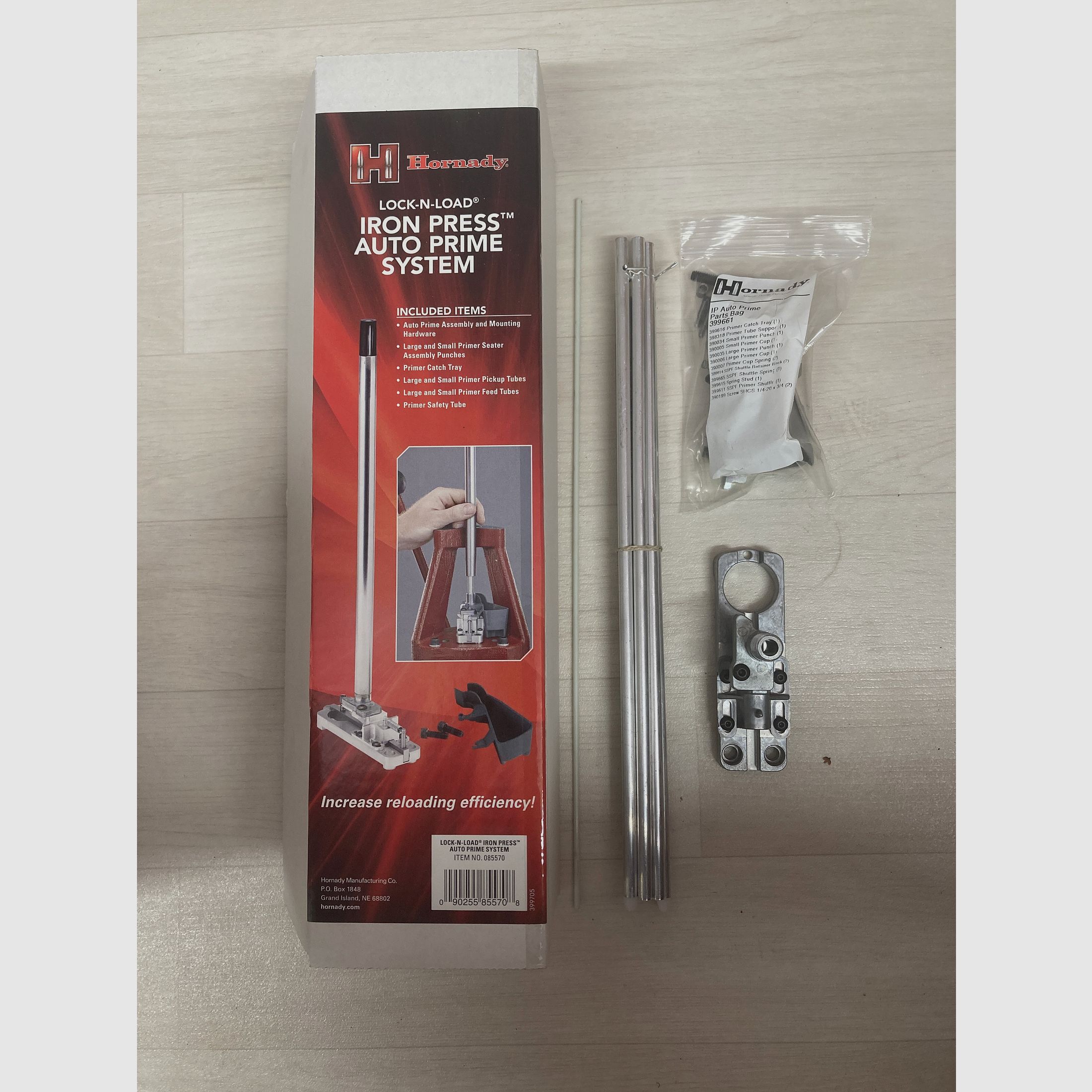 Hornady Lock-n-load Iron press auto prime system, neu, OVP