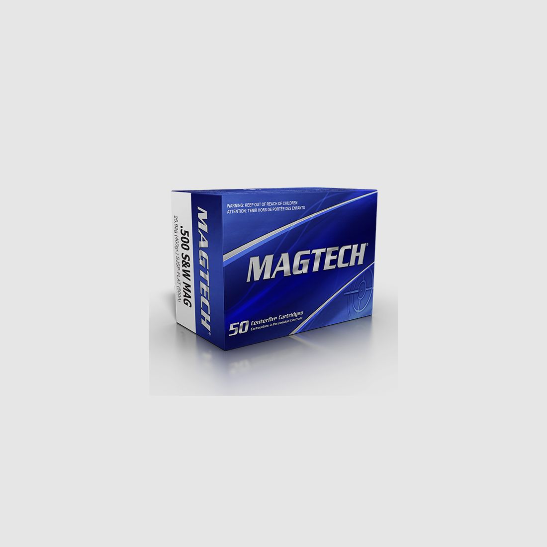 Magtech .500 S&W 400GR SJSP 20 cartuchos