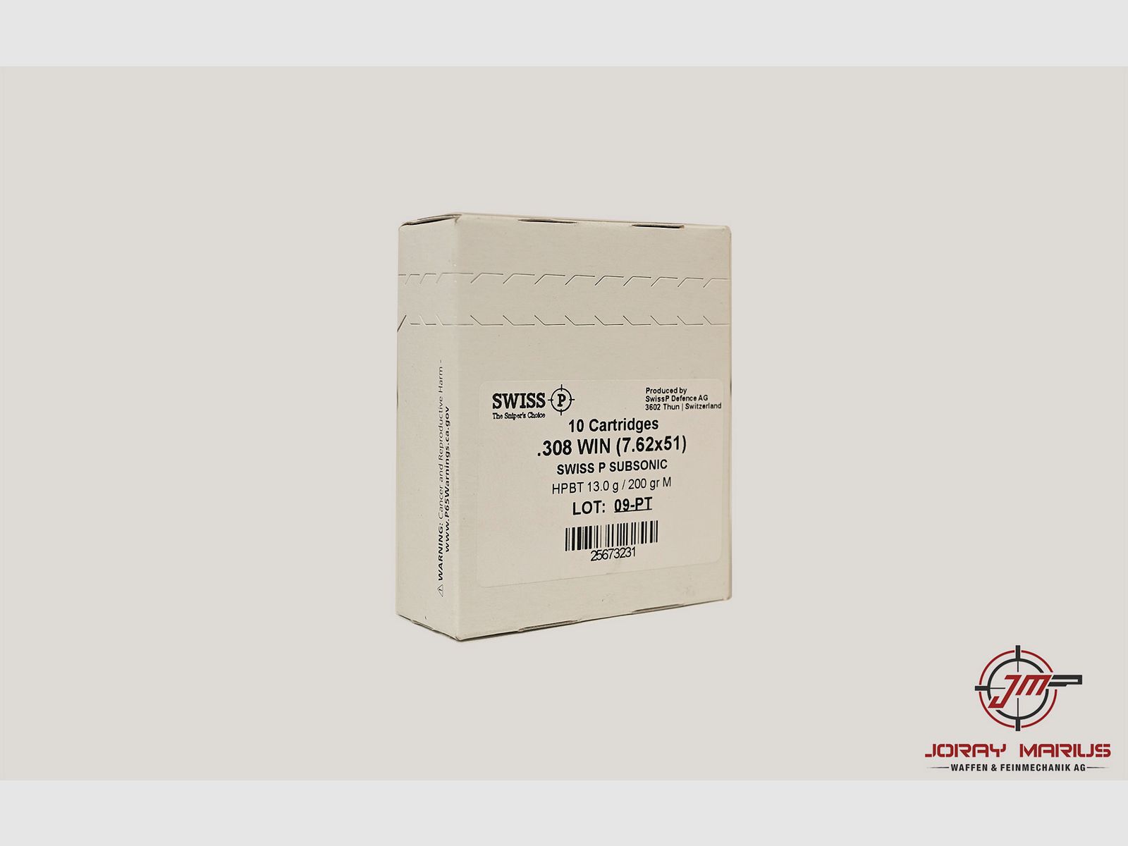 .308 Win Swiss P Subsonic 13.0g 200gr HPBT