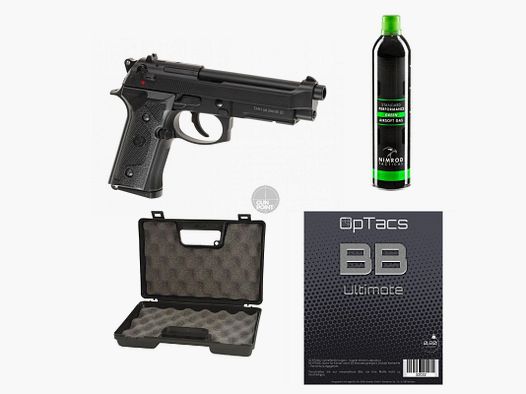 SET !!! Airsoft - Pistol - LS - M9 Vertec GBB - from 18, over 0.5 Joule