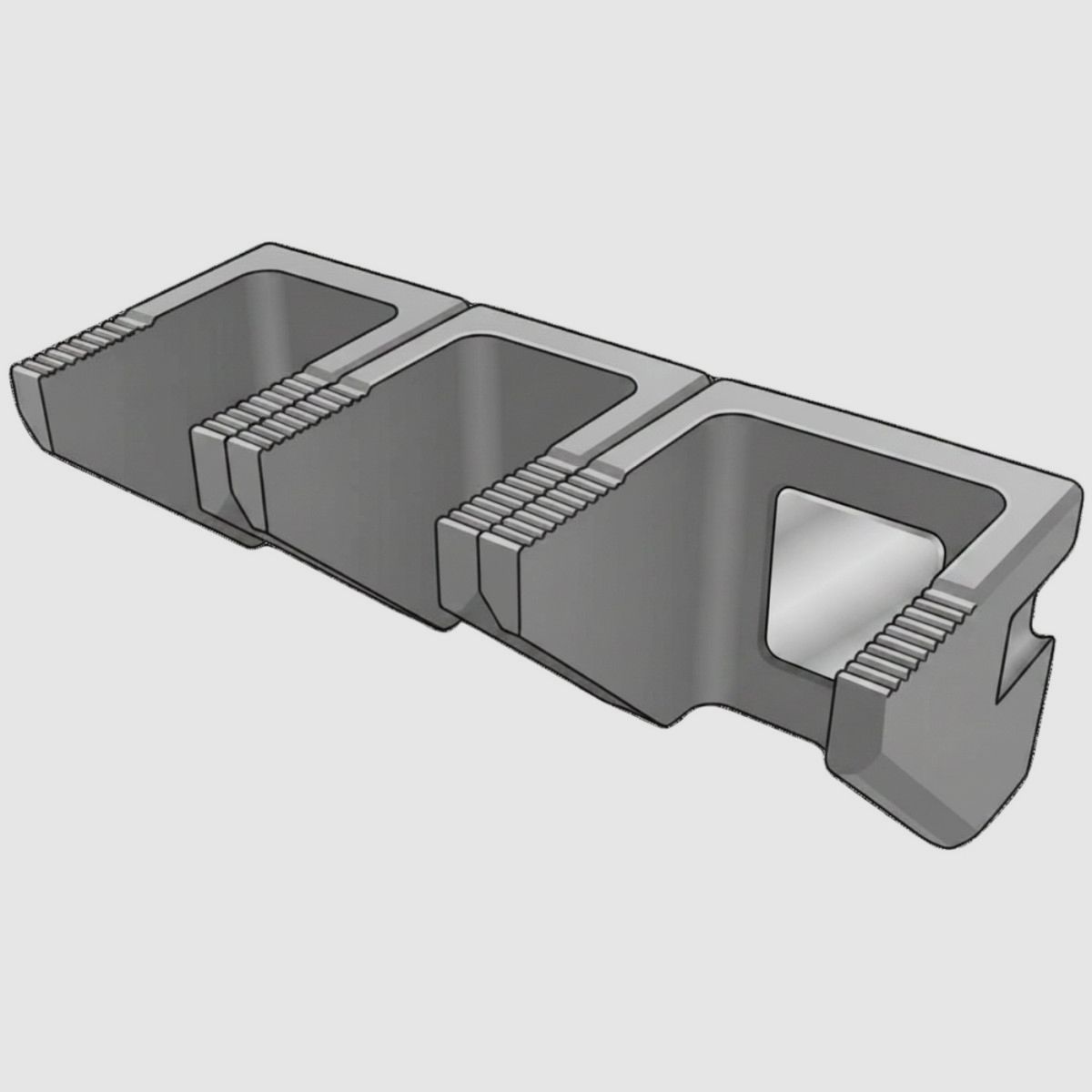 MP - MHS Magnetische pistoolhouder - grijs - MHS-04, afbeelding 2 van 5