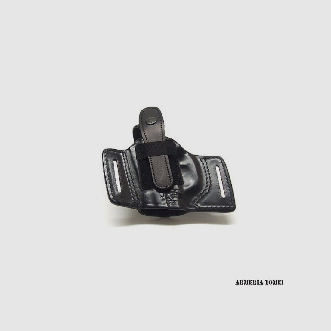 VEGA HOLSTER – FONDINA CUOIO DA CINTURA APERTA – SGANCIO REGOLABILE LARGE AUTO/BERETTA 92,98/TAURUS PT92/TANFOGLIO FORCE/CZ 75/85, immagine 2 di 2