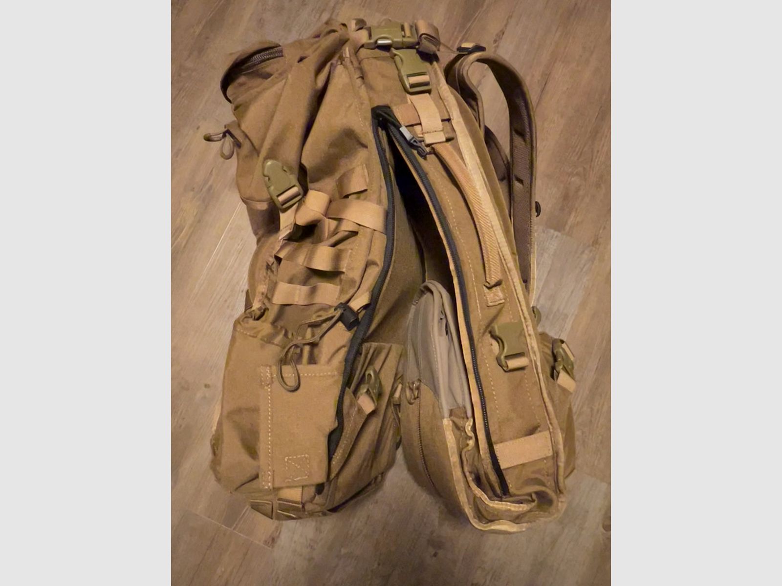 Eberlestock G3 Phantom Rucksack – FDE – komplett mit Zubehör – Top Zustand 