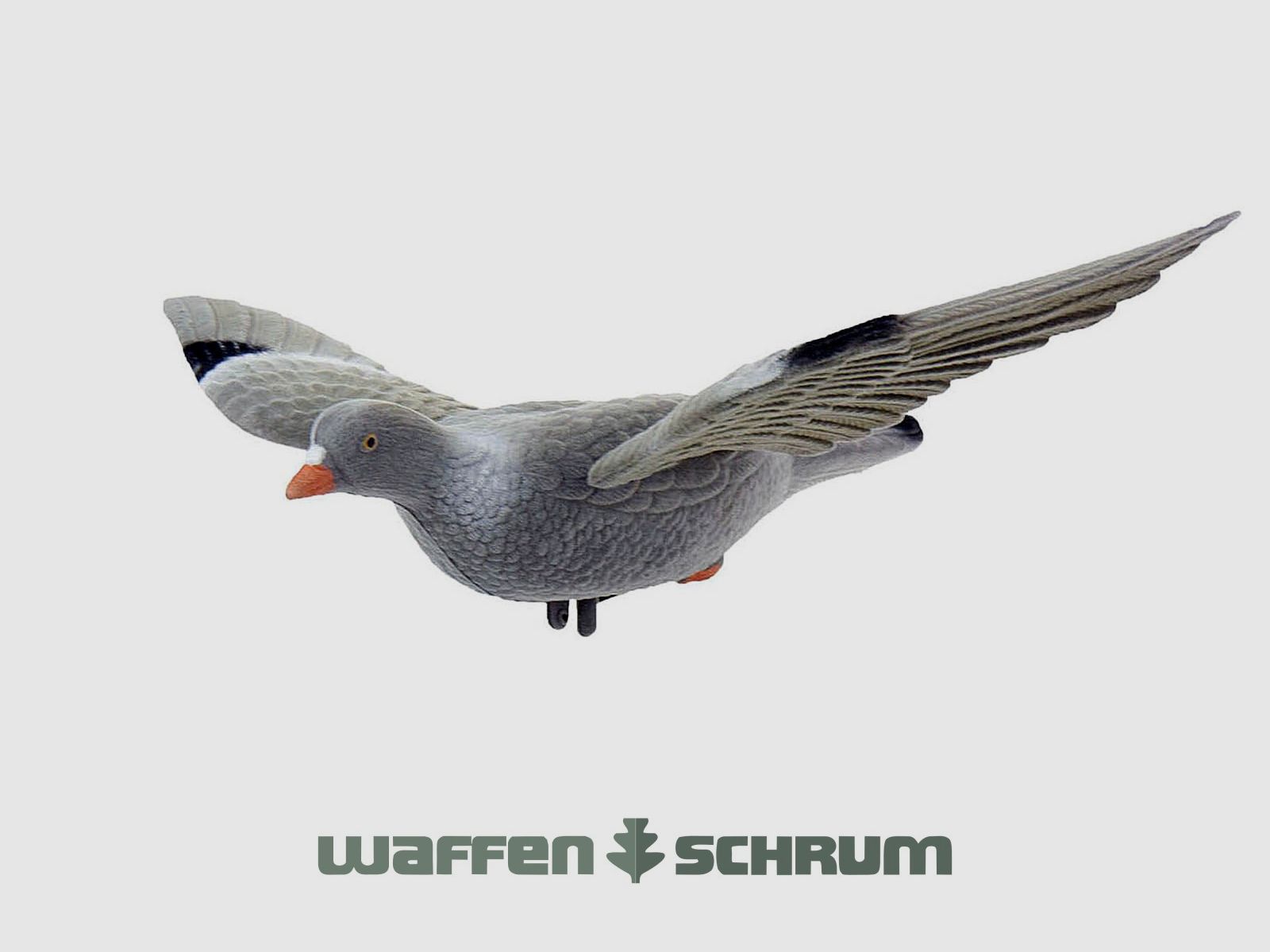 Eurohunt Beflockte Taube mit Flügeln