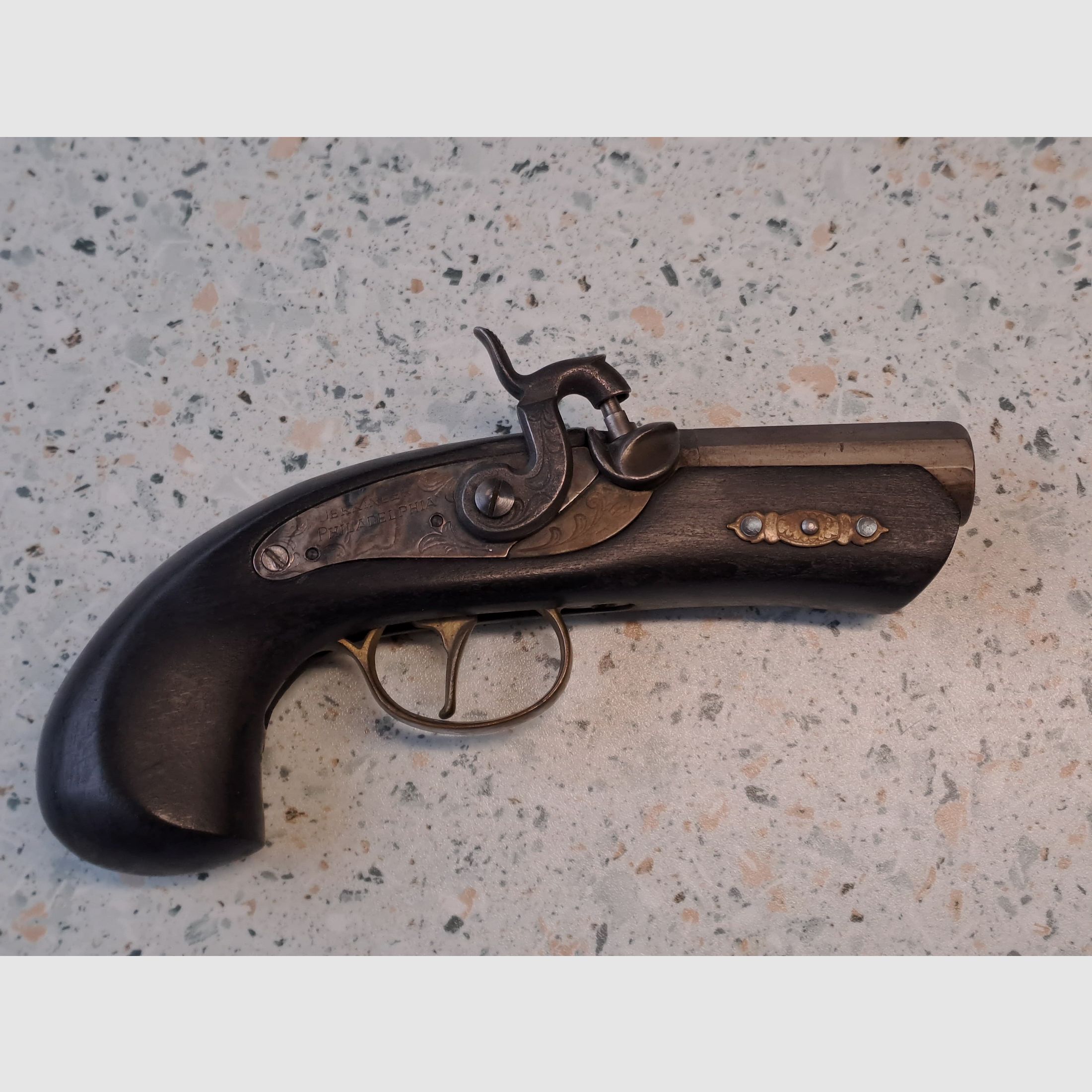 Philadelphia  Derringer Dikar .45  inklusive Original Beschusszertifikat