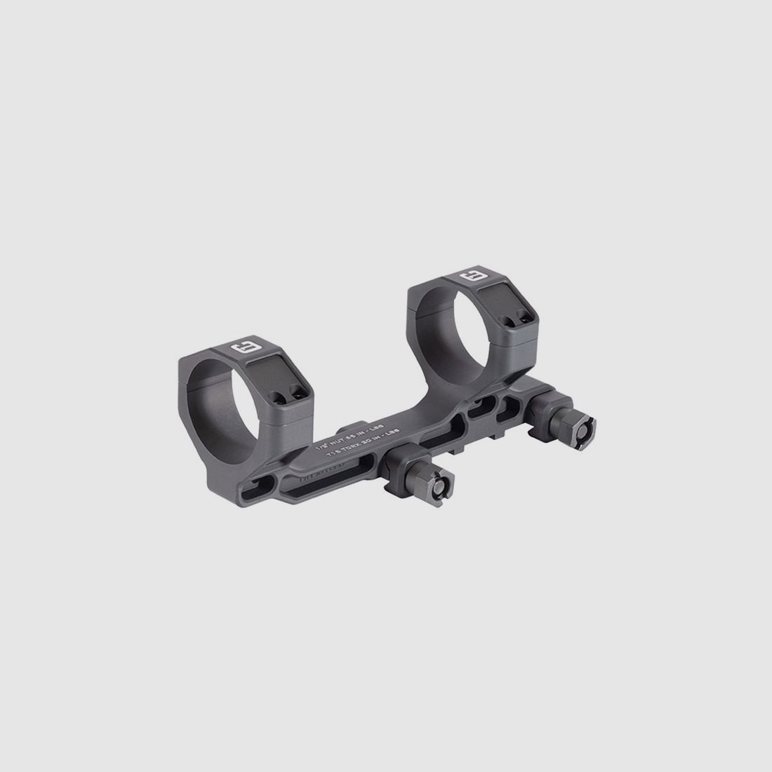BADGER ORDNANCE 34MM 1.54″ 0 MOA MODULAR MOUNT, BLACK, imagen 1 de 3