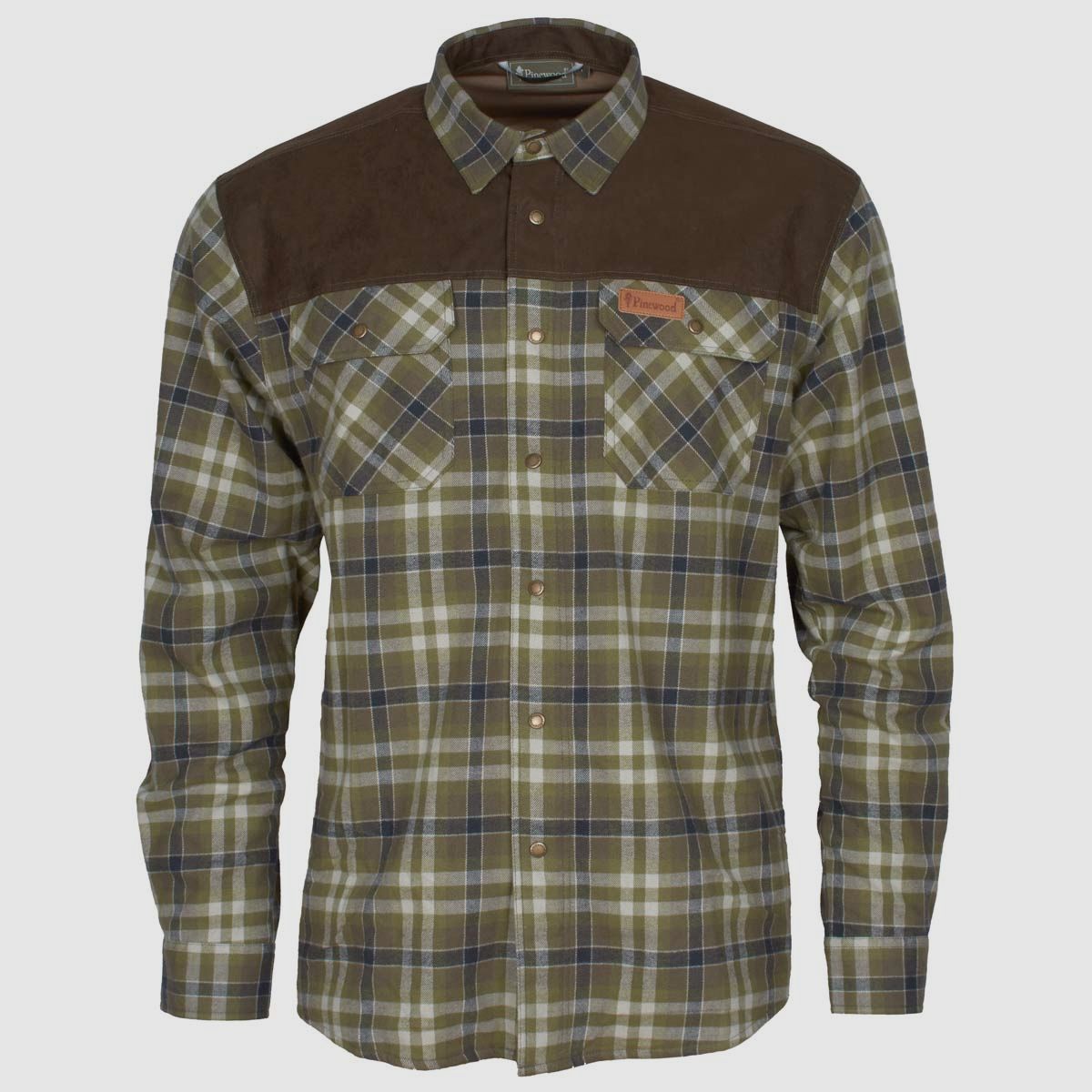Pinewood Hemd Douglas H. Olive/ L. Khaki