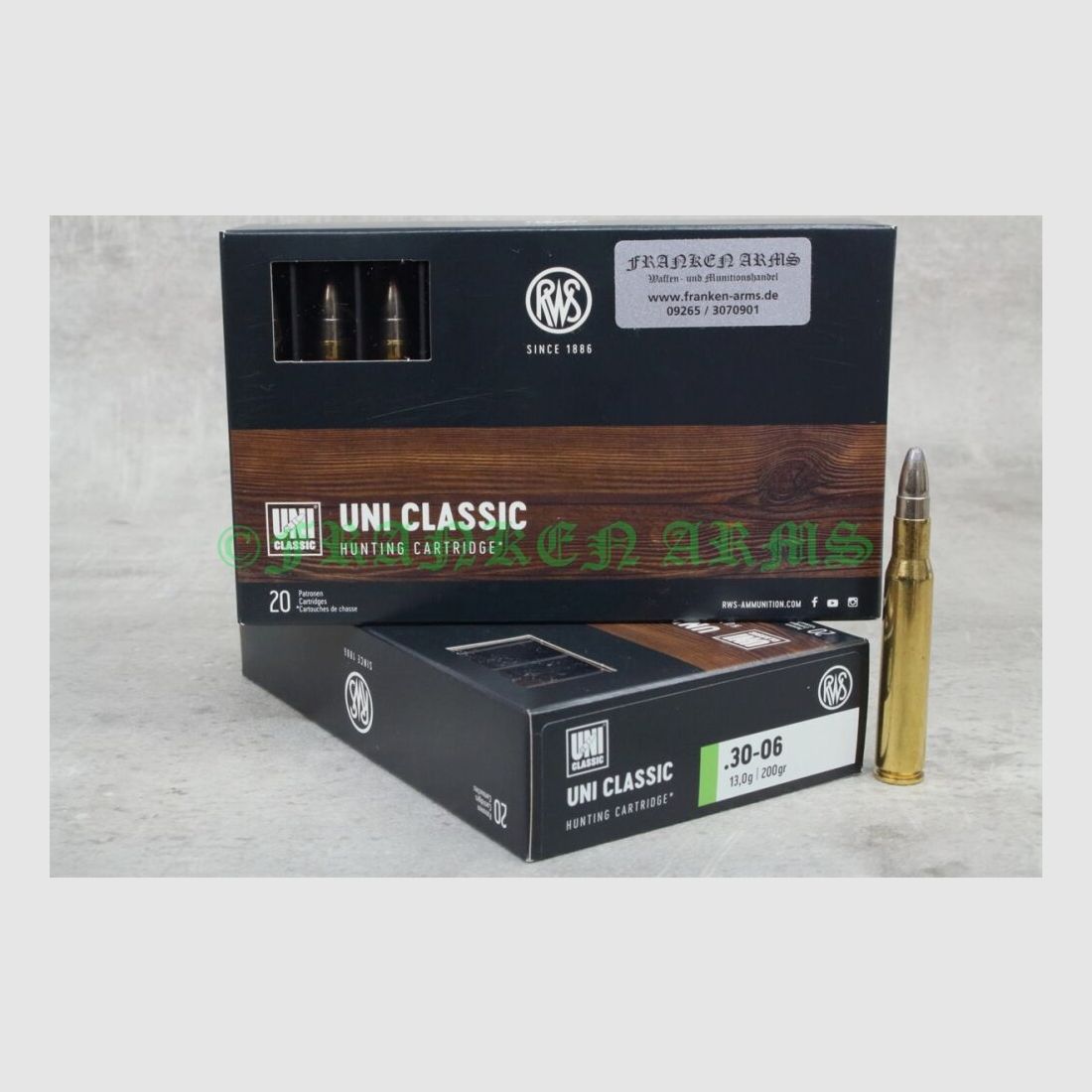 RWS UNI Classic .30-06 200gr. 13.0g 20 pieces quantity discounts