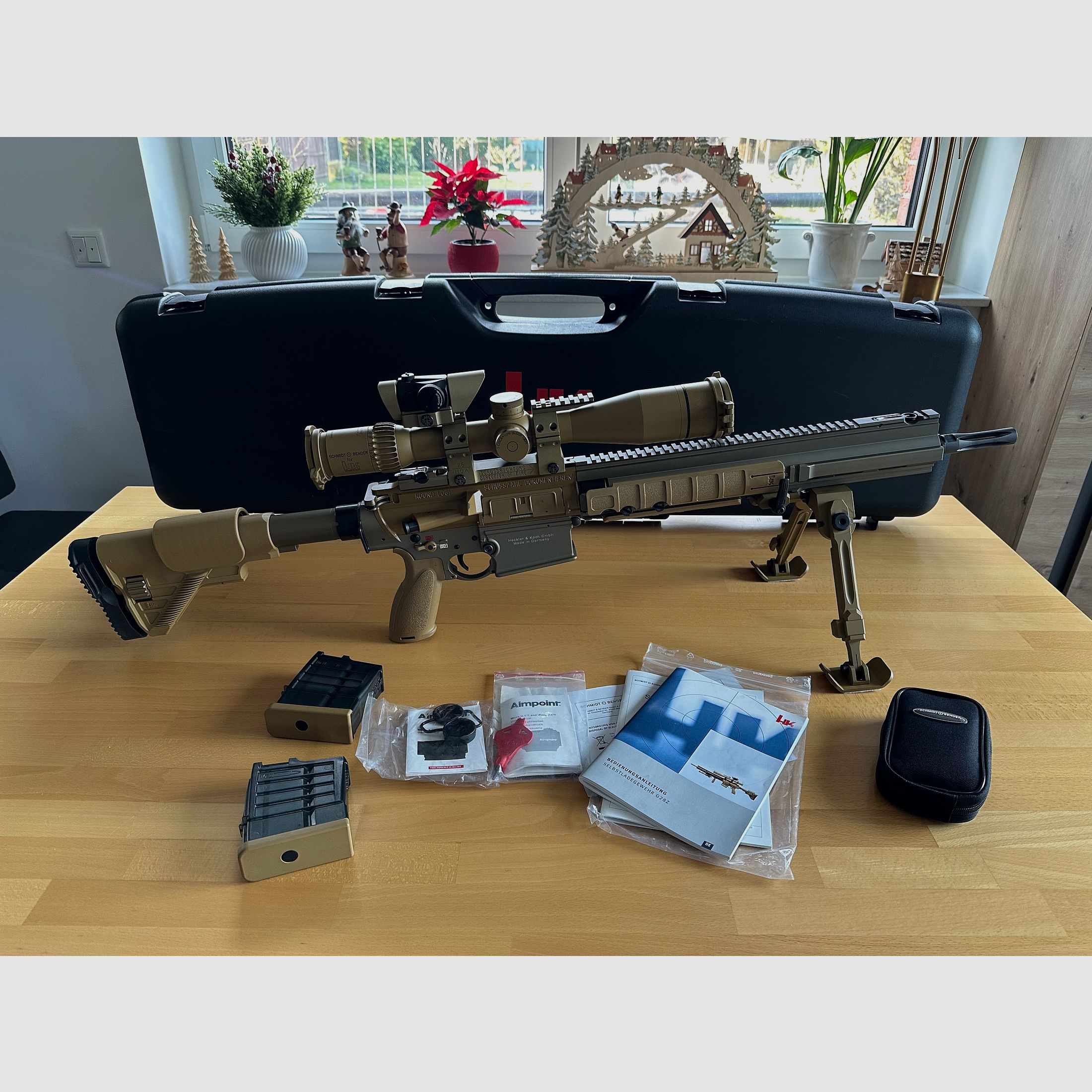 Heckler & Koch G28 Z mit Vollausstattung Selbstladebüchse 308 Win.