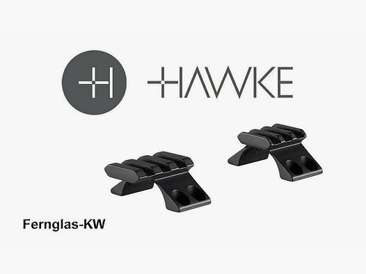 HAWKE 22150 1" 25.4mm PICATINNY ring mounts for Hawke ring mounts