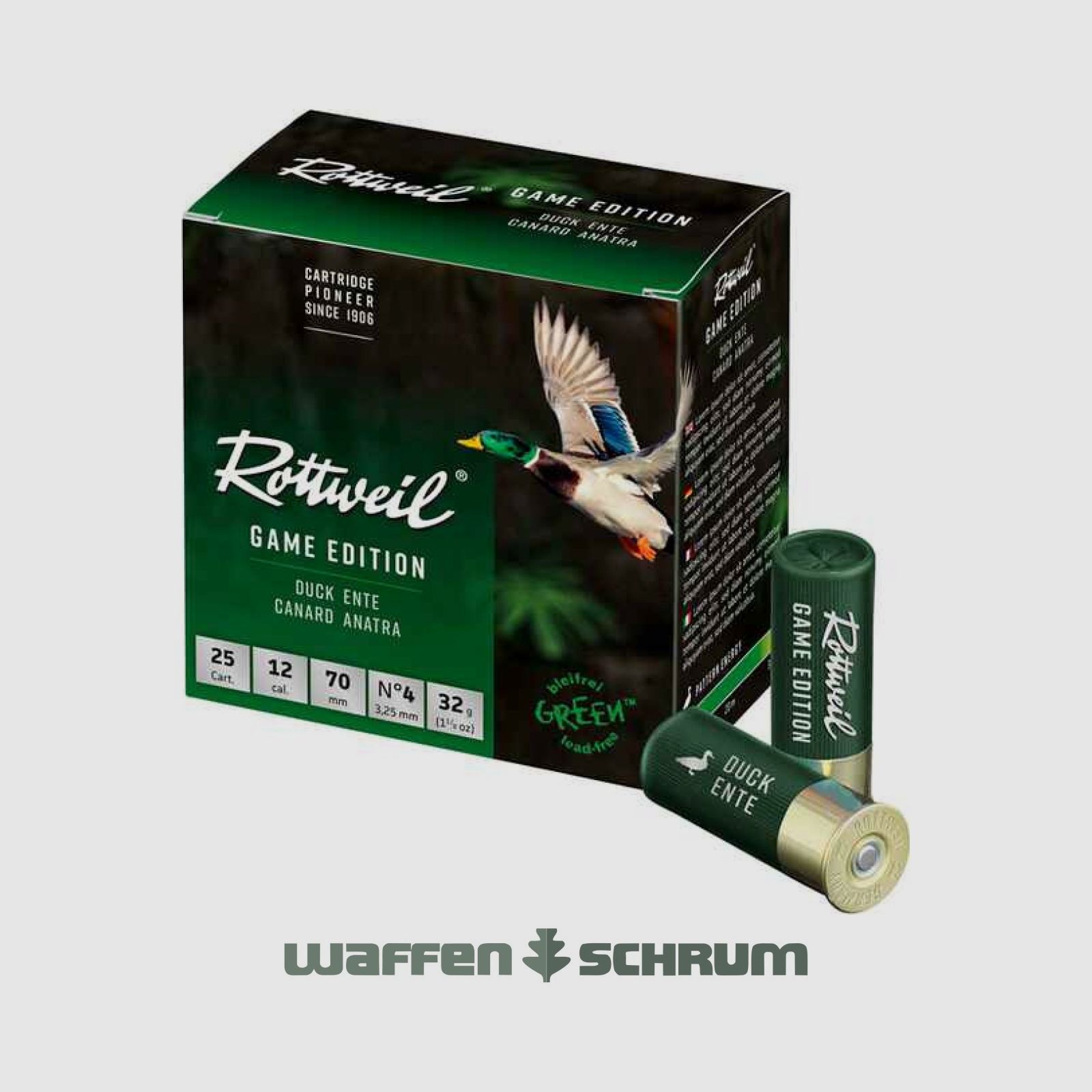 Rottweil Game Edition Ente Steel 12/70 3,25mm - 32g