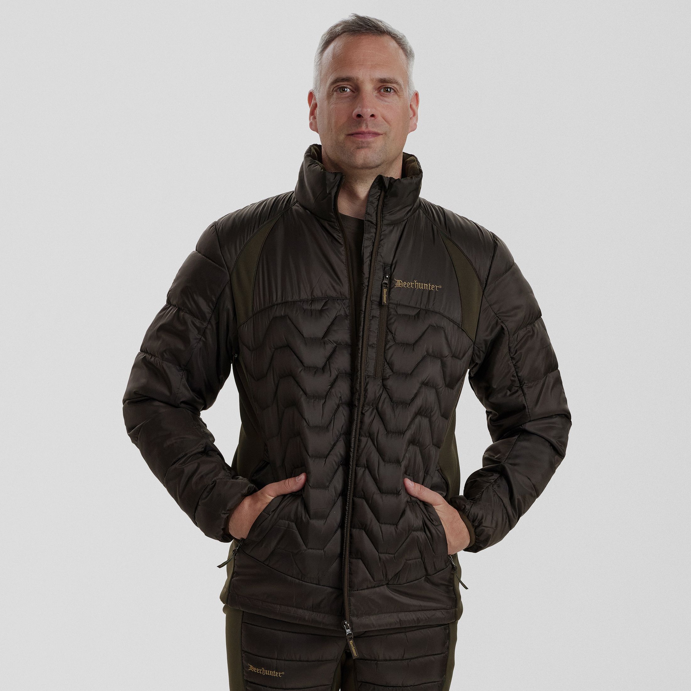 Excape Quilted Jacke - Art Green – Größe: XL