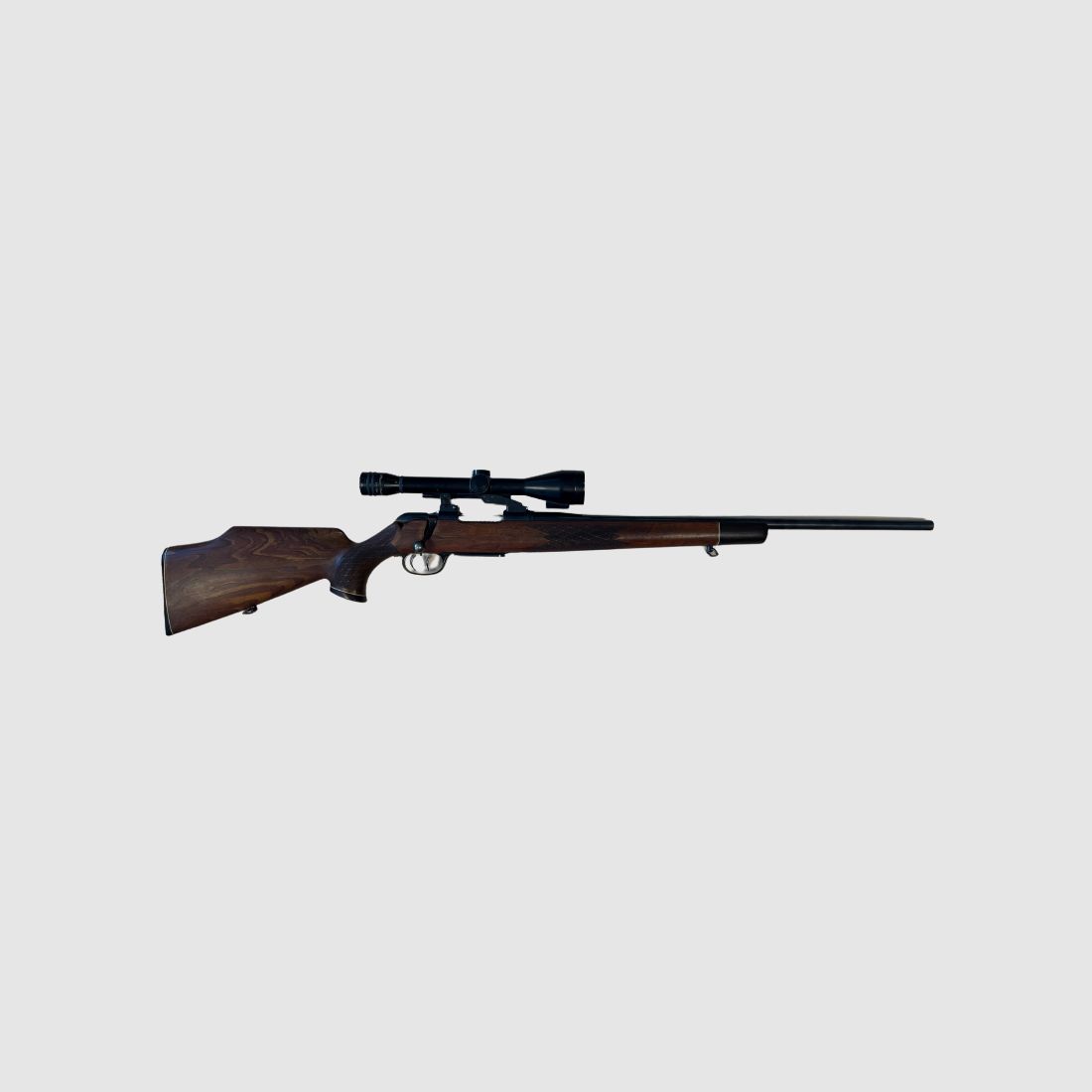 Carabina Krico Rep. Cal .243 Win. con visor Hertel&Reuss 2 3/4-10x50