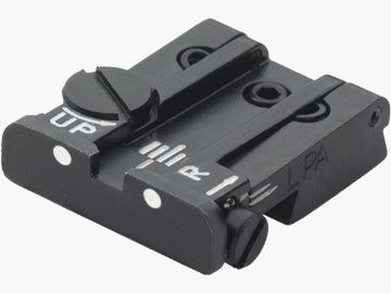 LPA TPU22RG30 adjustable micrometer rear sight for Ruger .22 pistol MKII – 2-point