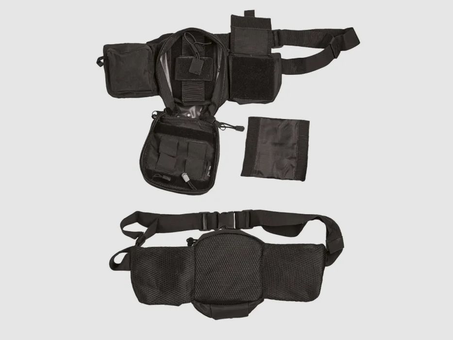Sac banane tactique "Fanny Pack", noir