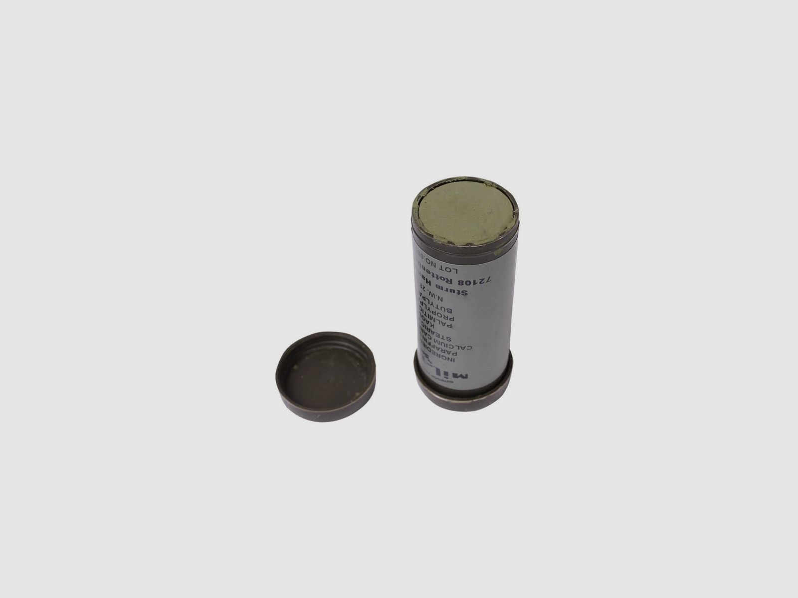 Mil-Tec Tarncreme für Gesicht, zweifarbiger Tarnstick 55 g, hellgrün und dunkelgrün, Bild 3 von 3