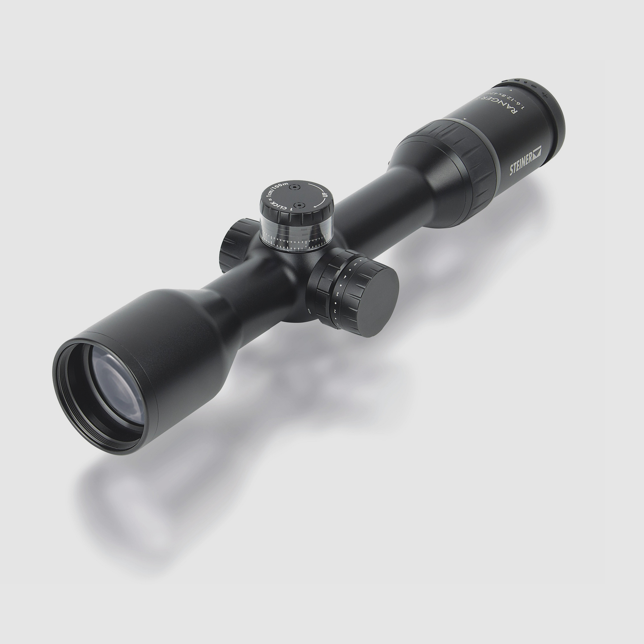 Steiner 202287812 Ranger 8 1,6-12,8X42 30MM Ballistik Türme mit Absehen LA-4A RETICLE