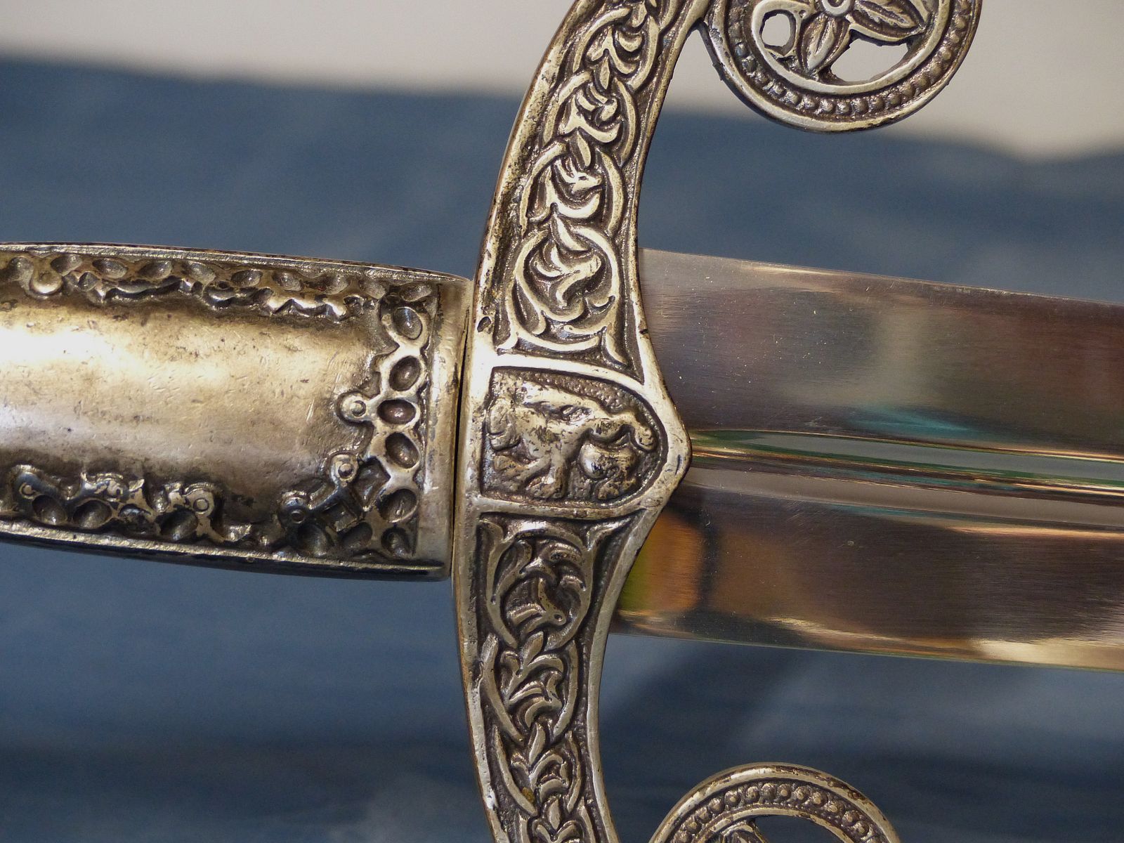Sword cutting weapon replica Toledo probably from Spain decoration